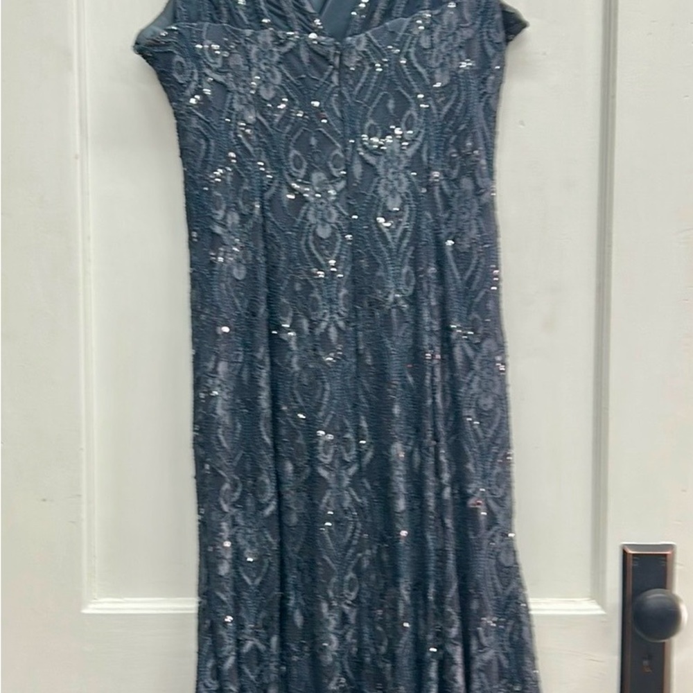 R&M Richards Gray Short Sleeve Formal Size 10 - Picture 10 of 10